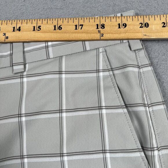 Nike Golf Short Men’s 38 Gray Check Dri‎ Fit 12” Inseam Chino - Picture 5 of 15